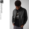Gue-Jeans - Áo Khoác Da Dáng Bomber Cổ Bẻ - 2027AK25