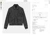 Gue-Jeans - Áo Khoác Da Dáng Bomber Cổ Bẻ - 2027AK25