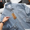 BTM - Áo Sơ Mi Denim Dáng Cơ Bản - 2025SMD35