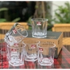 Sỉ In Logo Set 6 LY THỦY TINH 5 CẠNH 210ML CB001 BLTT20