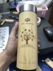 Sỉ In Tên Khắc Logo Bình Tre Giữ Nhiệt 450ML BGN19