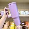 LY GIỮ NHIỆT CÓ QUAI CẦM MÀU PASTEL 1L2 40OZ  TẶNG KÈM ỐNG HÚT B519
