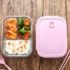 Sỉ In Logo Hộp Đựng Cơm Thủy Tinh 3 ngăn HC6