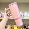 LY GIỮ NHIỆT CÓ QUAI CẦM MÀU PASTEL 1L2 40OZ  TẶNG KÈM ỐNG HÚT B519