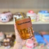 Sỉ In Logo Khắc Logo Ly Thủy Tinh Bọc Da 420ML BTT1
