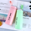 Sỉ In Logo Bình Thủy Tinh Bọc Nhựa 400ML BTT19