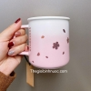 Starbucks Cup 2021 Sakura Flower Couple Bowling C185