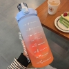 Bình Nhựa Nhắc Uống Nước 2L Tặng Kèm Sticker Trang Trí  N220