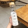 Bình Thuỷ Tinh 1000ML Nắp Gỗ Tặng Kèm Túi N245