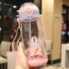 Bình Nước Nhựa Tritan Cho Bé Tập Uống Kèm Dây Đeo N170