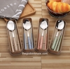 Set Hộp Muỗng Đũa Nĩa Inox M12