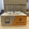 Sỉ In Logo Set 6 LY THỦY TINH 245ml Lotus vtc308 BLTT58