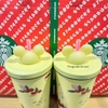 Ly Cold Cup Starbucks Kèm Ống Hút Gấu 500ML B529