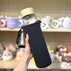 Bình Thuỷ Tinh 1000ML Nắp Gỗ Tặng Kèm Túi N245