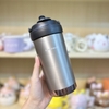 Ly Giữ Nhiệt Tráng Sứ Inox 316 Cao Cấp 500ML Tặng Kèm Ống Hút Thuỷ Tinh B536
