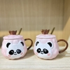 Ly Sứ Panda Dễ Thương Kèm Nắp 350ML C250
