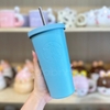 Ly Cold Cup Giữ Nhiệt Starbucks Xanh Dương Hồng Đen Kèm Ống Hút B287