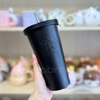 Ly Cold Cup Giữ Nhiệt Starbucks Xanh Dương Hồng Đen Kèm Ống Hút B287