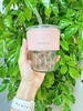 Sỉ In Logo Khắc Logo Ly Thủy Tinh Bọc Da 420ML BTT1