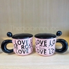 Ly Sứ LOVE 380ML Kèm Muỗng Dễ Thương C297