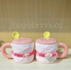 Ly Sứ Hoa Tulip Dễ Thương Kèm Muỗng C303