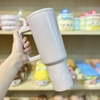 LY GIỮ NHIỆT CÓ QUAI CẦM MÀU PASTEL 1L2 40OZ  TẶNG KÈM ỐNG HÚT B519