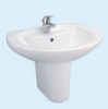 Chậu Rửa Mặt Lavabo COTTO C0107/C420 Alice Chân Ngắn