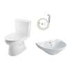 Bồn cầu C-514VAN+Chậu rửa L-288V(EC/FC)+Vòi xịt CFV-102M