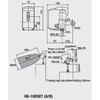 Van xả bồn tiểu nam INAX  OK-100SET(A/B)