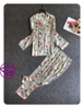 Bộ ngủ pijama lụa cao cấp quần dài tay dài chất đẹp