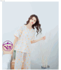 Đồ lửng mặc nhà - Đồ ngủ bộ mặc nhà vải cotton lụa mịn thoáng mát chất đẹp tay lửng MÀU xanh và vàng