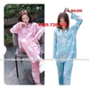 Bộ ngủ lụa pijama quần dài tay dài chất đẹp