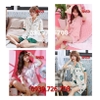 Bộ ngủ nữ pijama chất thun cotton tay ngắn