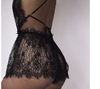 Áo lót bra yếm liền quần ren mỏng sexy