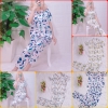 Bộ ngủ pijama hàng thiết kế quần dài tay ngắn in hình phối nẹp đôi chất lụa cao cấp