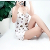 Bộ ngủ quần đùi áo 2 dây hàng thiết kế chất lụa đẹp cao cấp