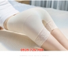 Quần lót mặc trong váy - Quần lót đùi nữ bảo hộ khi mặc đầm váy chất vải cotton 4 chiều cao cấp Màu ĐEN XÁM DA