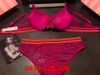 Bộ đồ lót Pink toàn ren nâng ngực