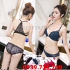 Bộ đồ lót Manhari bướm ren ko gọng cài trước