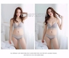 Bộ đồ lót thun lạnh trơn chân ren ko gọng