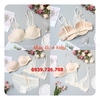 Bộ đồ lót trơn kết hợp bralette ren tam giác có gọng mút nhẹ mang nhiều kiểu