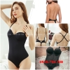 Bộ đồ lót liền thân cúp ngang nâng ngực- Áo ngực liền thân Bodysuit nữ sexy Jumpsuit mặc đầm váy hở lưng,ngực xẻ sâu