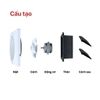 Quạt gắn tường Luxury HA15TC6