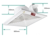 Quạt thông gió âm trần JVC 600x600mm