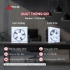 Quạt thông gió gắn tường Tico TC-20AV6 1 Chiều