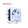 Quạt thông gió gắn tường Tico TC-20AV6 1 Chiều
