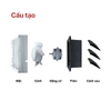 Quạt thông gió gắn tường Tico TC-20AV6 1 Chiều