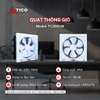 Quạt thông gió gắn tường Tico TC-30AV6 1 Chiều