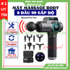 Máy Massage cầm tay cap cấp 8 đầu 99 chế độ đấm lưng trị liệu cổ vai gáy, mát xa cơ thể, trị đau nhức toàn thân hiệu quả, súng massage cầm tay cao cấp.