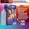 Bao cao su cao cấp MAXXMEN 6in1, bao cao su siêu gai, siêu kéo dài thời gian quan hệ mạnh nhất thị trường với 2 gói kem bôi